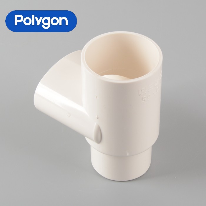 PVC Flat Pipe Series-Flat Anti-Backflow Tee
