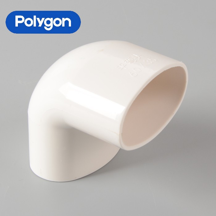 PVC Flat Pipe Series-Flat 90° Vertical Elbow
