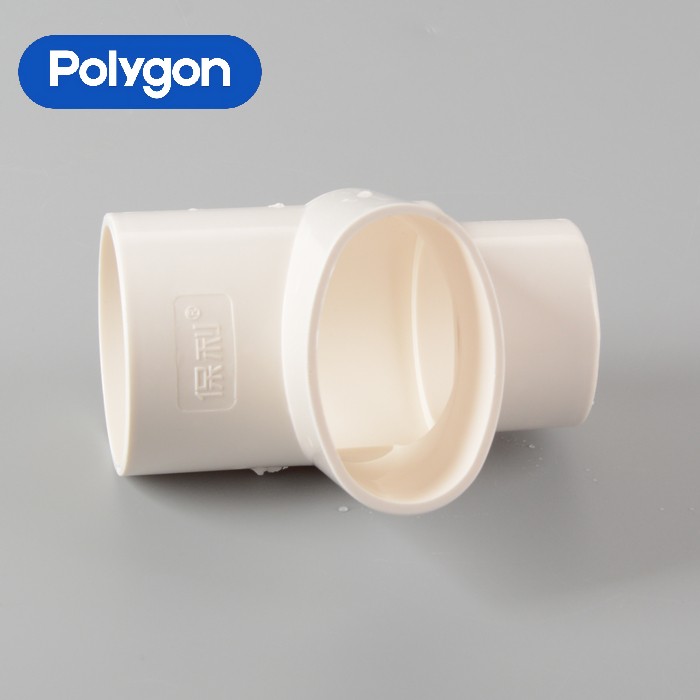 PVC Flat Pipe Series-Flat Anti-Backflow Tee