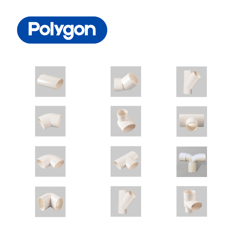 PVC Flat Pipe Fittings
