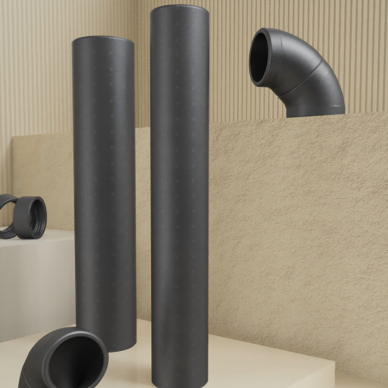 Ventilation EPP Pipe and Fittings