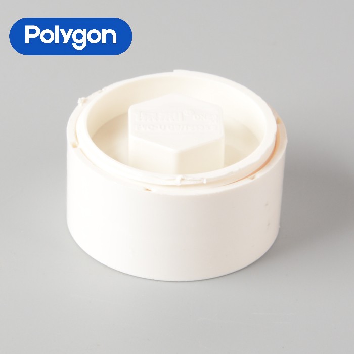 Polygon PVC Floor Cleanout