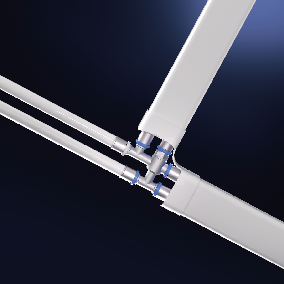 Brass Press Fittings for PEX-AL-PE(X)