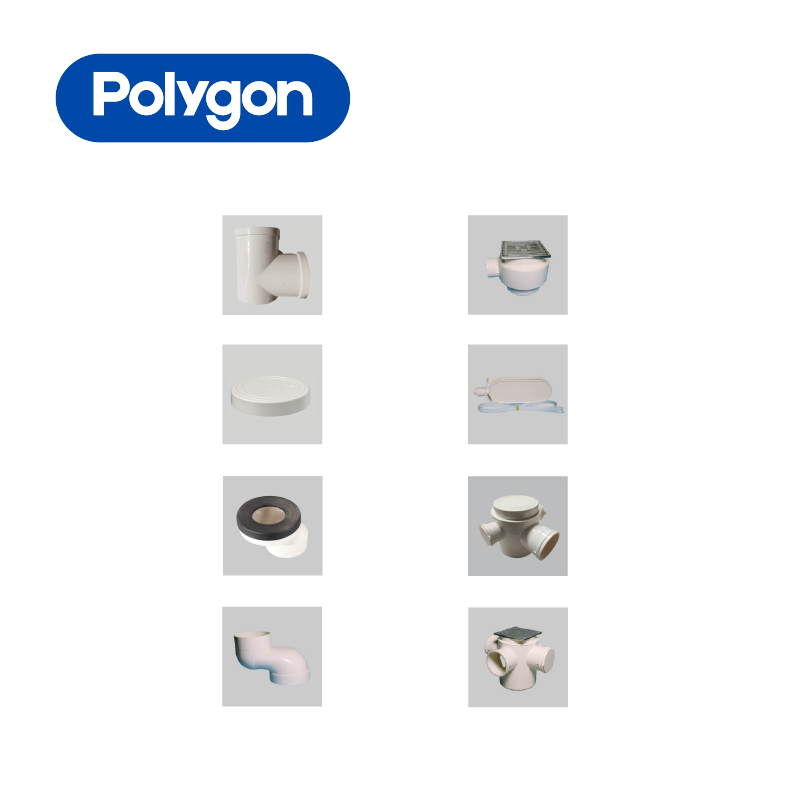 PVC Flat Pipe Fittings