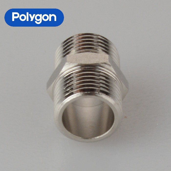 Brass Straight Fitting Double
