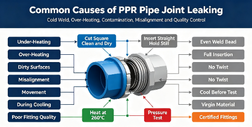 Why Do PPR Pipe Joints Leak? Common Causes and Prevention